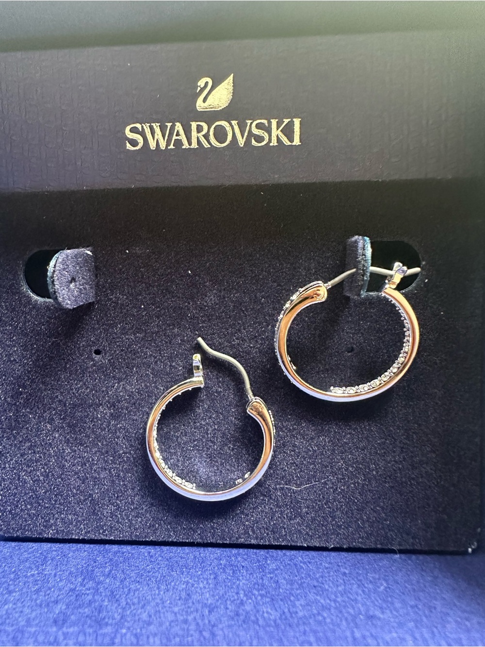 Swarovski Crystal Hoop Earrings